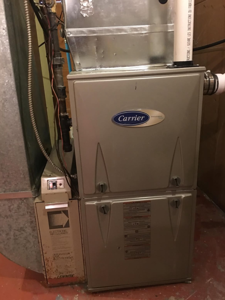 Okolona — Repaired Carrier blower capacitor and confirmed proper airflow balance.