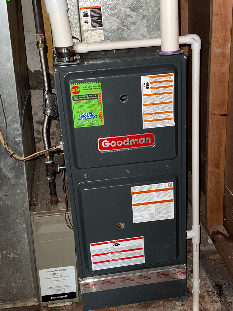 📍 Middletown — Sealed gas leak at Goodman manifold and verified proper combustion.