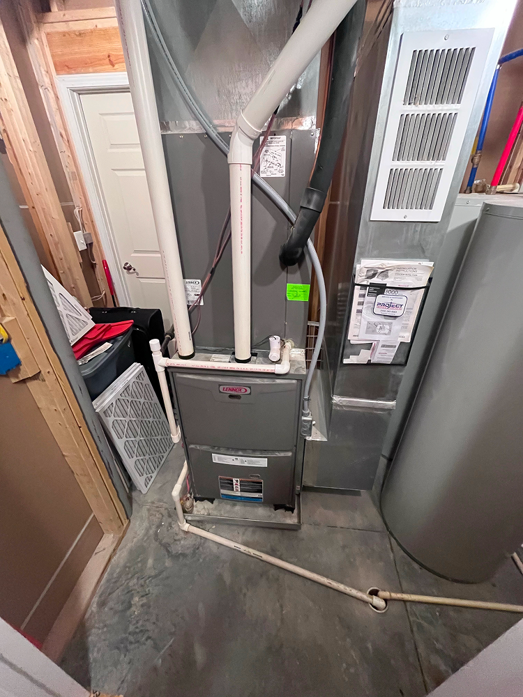 Hurstbourne — Repaired Lennox inducer motor and verified proper combustion draft.