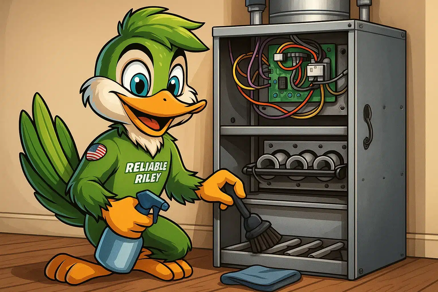 Clean the Control Panel, Burners & Wipe Down Equipment