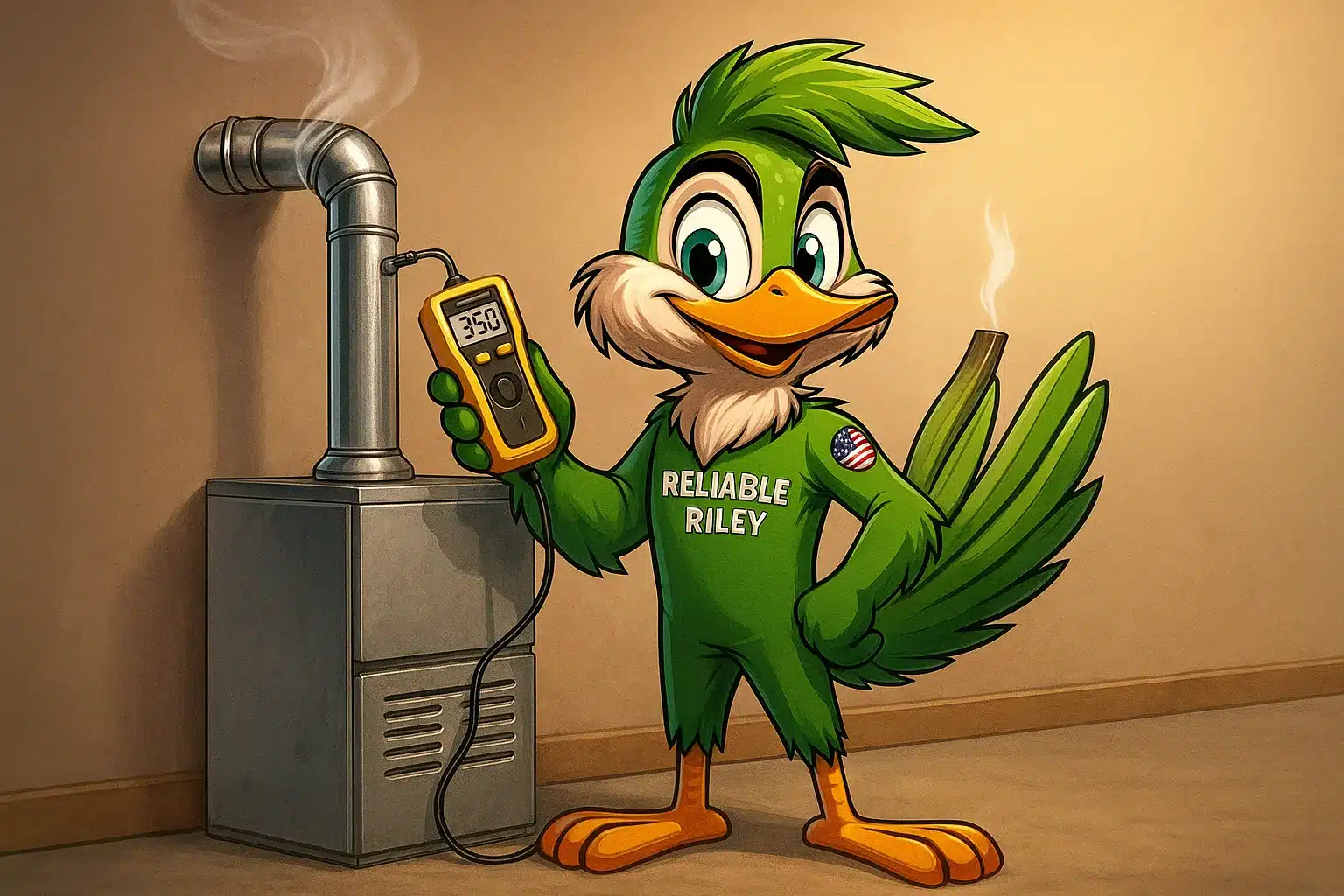 Verify Flue Temperature & Draft